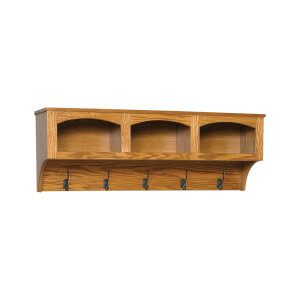 Mission Shelf With Storage